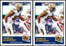 2019 Marcus Davenport (2) Card Lot - LAST CHANCE – DON’T MISS OUT!