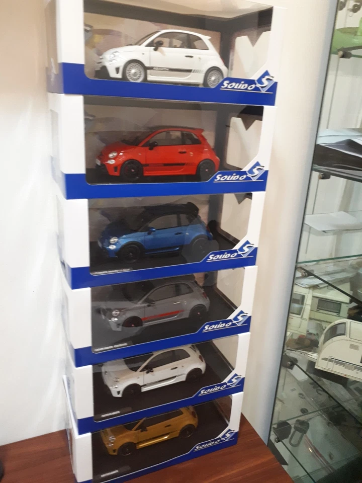 solido 1/18 LOTTO ABARTH N6 PEZZI FAVOLOSE 1 MODIFICATA CON RUOTE BBS - Immagine 2 di 3