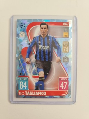 Match Attax 21/22 Tagliafico AFC Ajax Amsterdam 4 Crystal 2021/2022