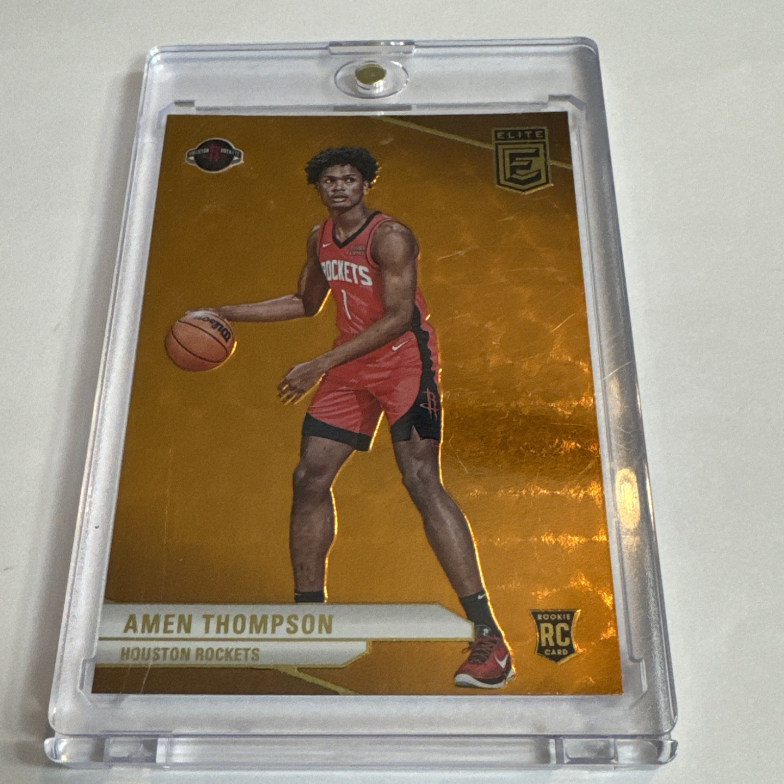 2023-24 Donruss Elite - Rookies Amen Thompson #246 Orange (RC)