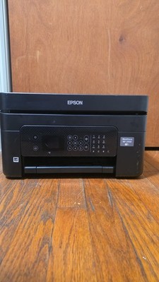 Black Epson Printer, used and in good condition, great for work and schoolwork