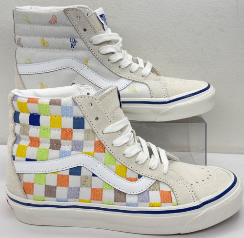 Vans Sk8-Hi DX 38 Anaheim Factory Heritage Multi Color Block Karierte Schuhe M 7 - Bild 2 von 16