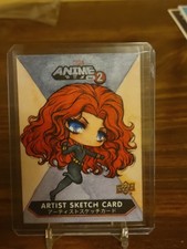 2021 Marvel Anime Vol. 2 Black Widow Artist Sketch 1/1 LYDI LI 