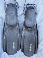 Mares Plana Avanti Size XL Diving Swim Fins Black Open Heel