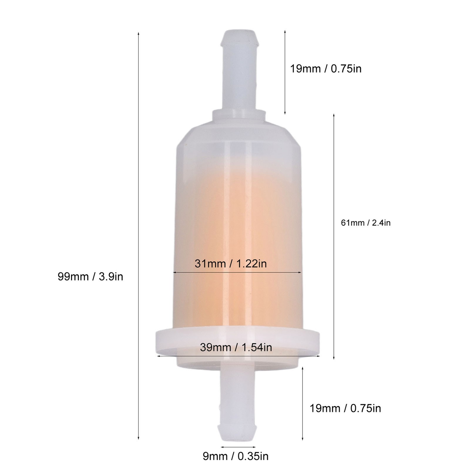 2Pcs Diesel Generator Fuel Filter Durable Quality Fix 170F 173F 188F 192F New