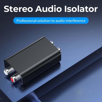 Ground Loop Noise Isolator Lautsprecherzubehör Noise Filter Audio für Stereo