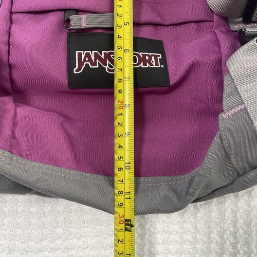 Vintage 90’s Jansport Nylon Duffel Bag Pink Purple Weekender Travel Gym - Picture 12 of 13