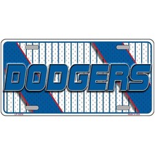 DODGERS Graphic Metal Novelty Motorcycle Plate Tag Sign Car Truck Wall Home