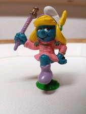 Schleich Schlumpfine Tambour Majorin - 20188 Schlümpfe Majorette Hong Kong lila