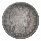 1892-S Barber Quarter Average Circ