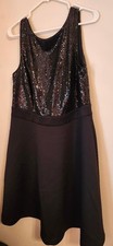 Lane Bryant Sequin Top Tank Party Dress