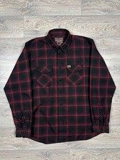 Dixxon Flannel Company 9th Street Red Black Snap Button Shirt Mens L