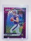 J.J. MCCARTHY 2024 PANINI PRIZM ROOKIE PURPLE POWER VIKINGS RC /49 Q0441