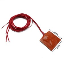 Für Drucker beheizt - 50*50mm 12V 10W Silikon Heizmatte Pad Bettheizung