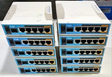 10pcs MikroTik hAP AC RouterBoard (RB962UiGS-5HacT2HnT Triple Chain Access Point