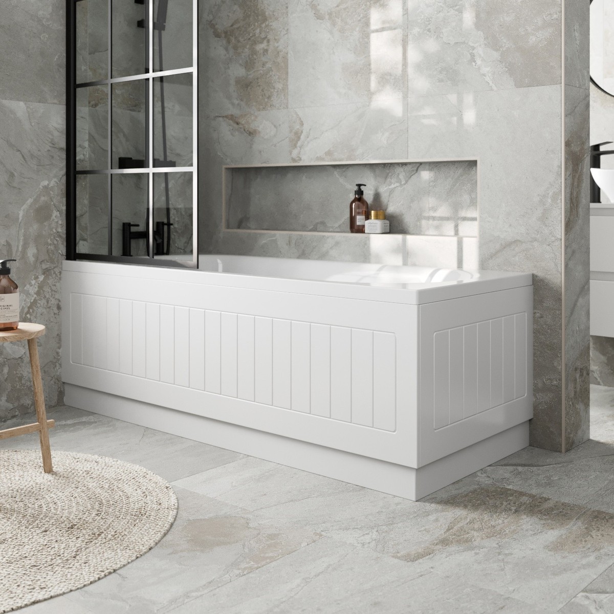 1700mm Front Bath Panel and 700mm End Bath Panel Pack Tongue