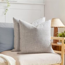 Decorative Pillow Covers, 20x20 Inch  Boho 20" x 20" Pack of 2 Grey