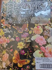 Iron Orchid Designs Transfer Saint Germain 12x16 Sheets New