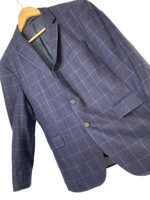 Rodd & Gunn Marlane Wool Sports Fit Windowpane Blazer 2XL RHH10577 EUC