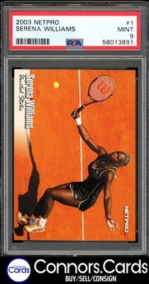 Serena Williams Rookie PSA 9 2003 NetPro #1