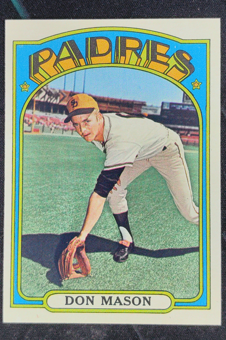 1972 Topps Set-Break Don Mason Padres #739 San Diego Infield 