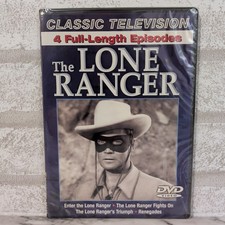 The Lone Ranger (DVD, 1949, 4 Ep) Brand New !    Clayton Moore   Jay Silverheels