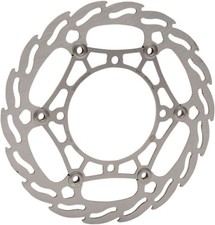 Moto-Master Floating Flame Front Brake Rotor Silver For KAW KLX 450 R 2008-10