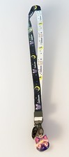 Sailor moon Luna Cat Neck Strap Lanyard Key chain Phone Card Badge Holder Black