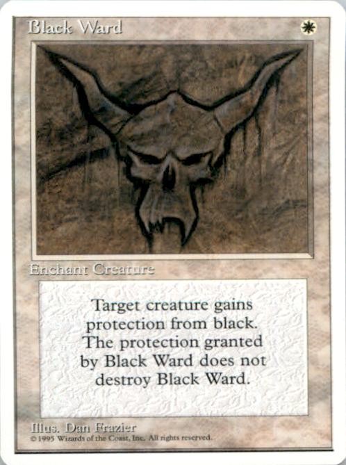 Black Ward Fourth Edition NM