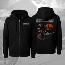 For Harley-Davidson Road Glide FLTRX 2015-2023 fans - Motorcycle ZIP Hoodie