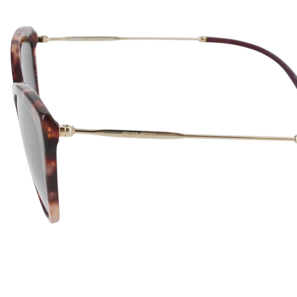 Gafas de sol Miu Miu SMU 03U-A Borgoña Caparazón de Tortuga Ojo de Gato Foto 4 de 4