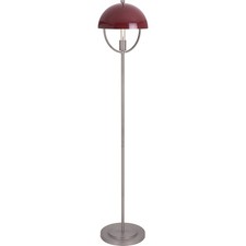 Robert Abbey Mavisten Edition Copernica 1Lt Floor Lamp, Pewter/Oxblood - P601OX