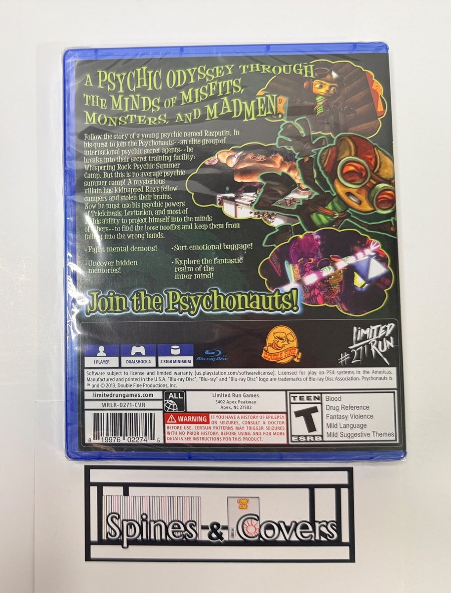 Psychonauts Limited Run #271 (Sony PlayStation 4, 2019) for sale