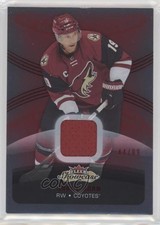 2015-16 Upper Deck Fleer Showcase Materials Red Glow 44/99 Shane Doan #75 7m3