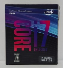 Intel Core i7-8700K 3.70GHz 6-Core 12MB LGA1151 Desktop CPU Processor SR3QR 