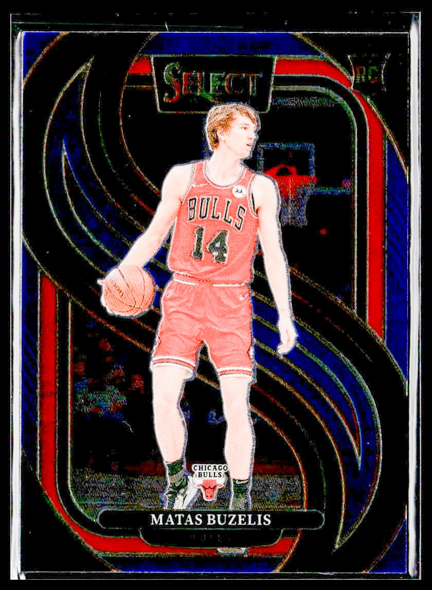 2024-25 Panini Select #166 Matas Buzelis Blue (Retail) Rookie
