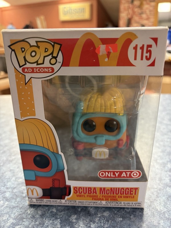 FUNKO POP AD ICONS TARGET EXCLUSIVE #115 SCUBA McNUGGET