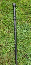 Antique Wooden Ebony Walking Stick Cane