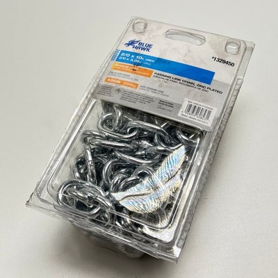 BLUE HAWK 2/0 X 10FT PASSING LINK CHAIN, ZINC PLATED, 1329450