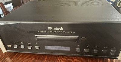 McIntosh MCD751 CD Transport Player Black Digital Coaxial RCA Optical Out
