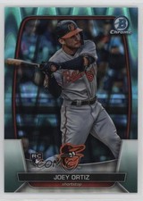2023 Bowman Chrome Aqua RayWave Refractor 33/199 Joey Ortiz #86 14tz