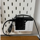 IKEA Skadis Pegboard Holder for Canon LC-E6E Battery Charger Mount Bracket