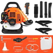 2 Types Leaf Blower Gas Powered Snow Blower 26CC/43CC/ 2-Stroke Engine 7500r/min