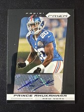 2013 Panini Prizm Football - Prince Amukamara Black Autograph #173