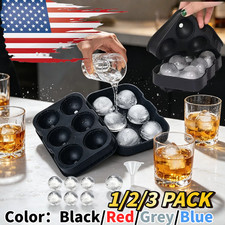 Silicone Big Ice Cubed Maker 8-grid Cube Squa...