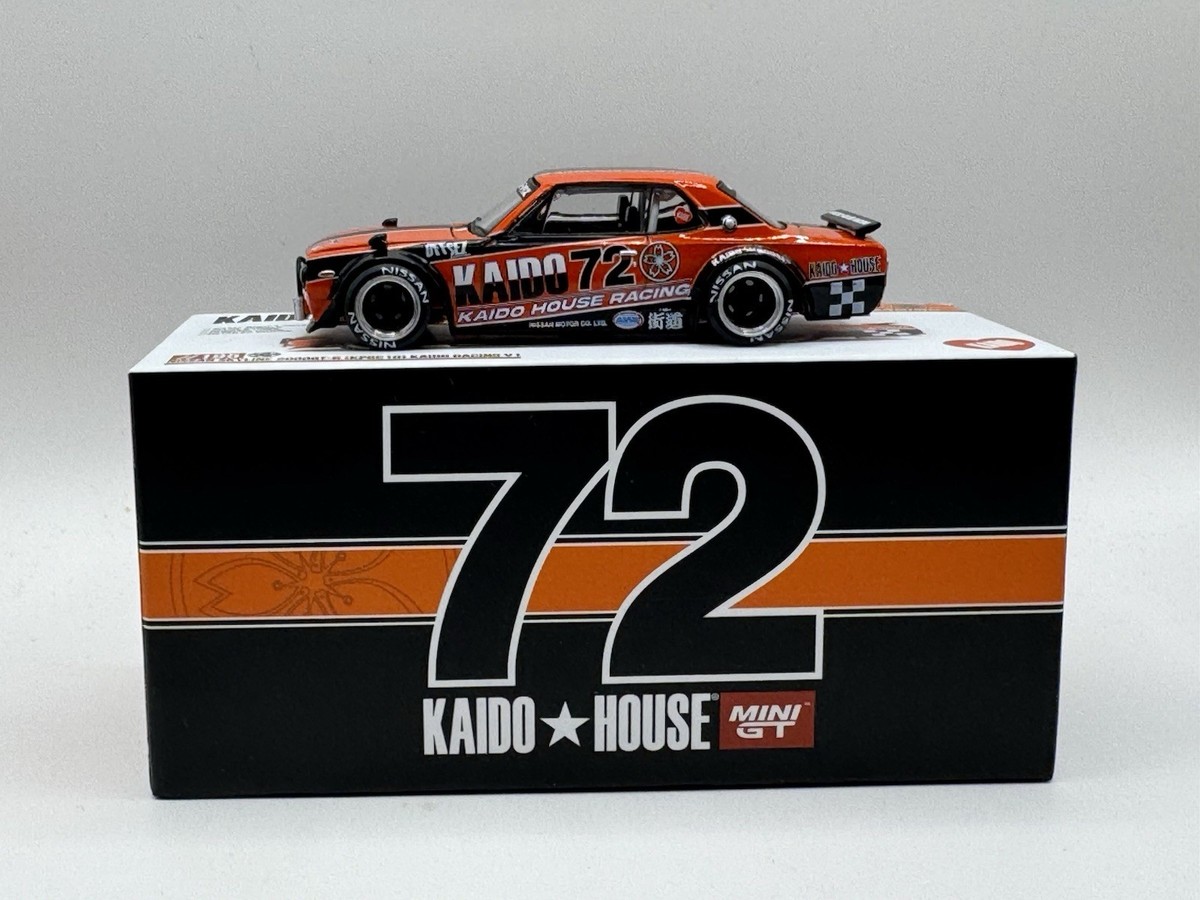 MiniGT Kaido House Nissan Skyline 2000GT-R Kaido Racing V1 - 1:64