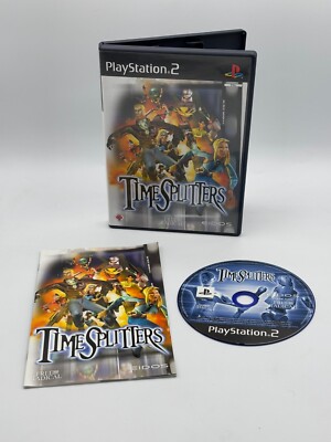 PS2 Sony PlayStation 2   Time Splitters - CIB/ PAL