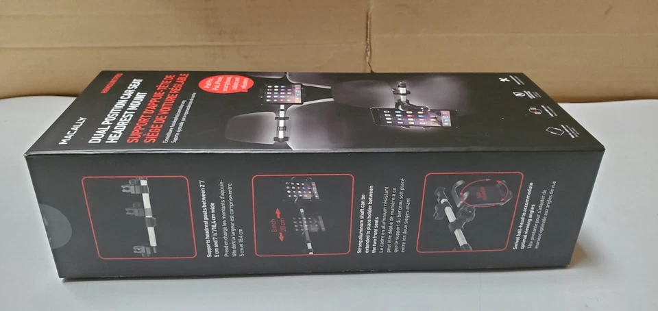 Macally HRMOUNTPRODual Position Car Seat Headrest Mount / Tablet-Halterung - Bild 3 von 4