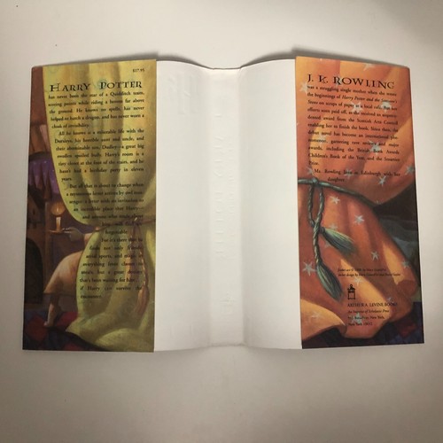 Harry Potter and the Sorcerer's Stone by J.K. Rowling (1998 Hardcover DJ VG/VG) - Picture 7 of 8