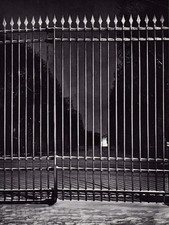 1932/68 Vintage BRASSAI Paris Garden IRON GATES JARDIN DU LUXEMBOURG Photo Art